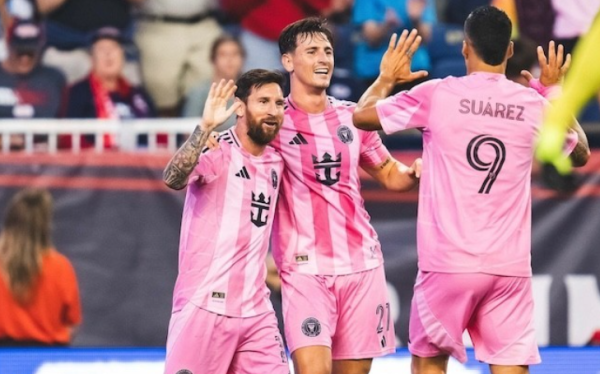 配资企业排名前十 梅西连续5场双响! 任意球贴地斩+诱门将失误, 获全场最佳+射手王